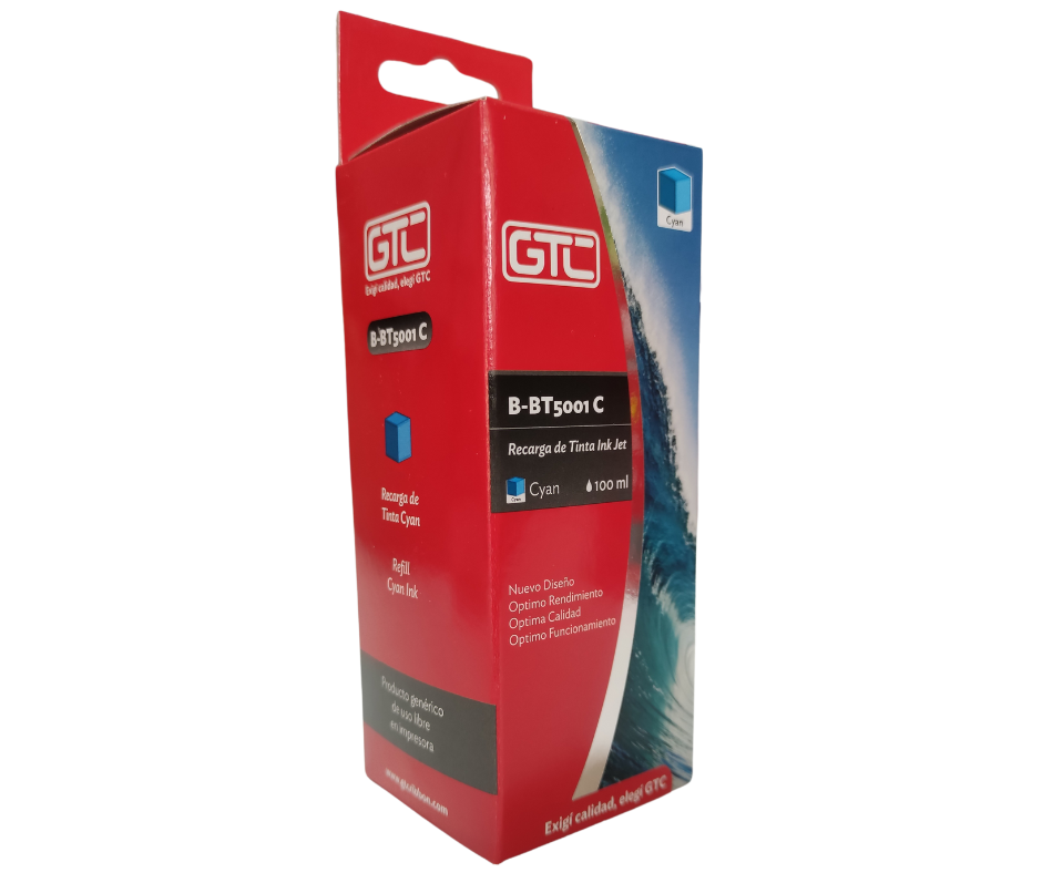 Tinta alternativa Brother BT5001 Cyan