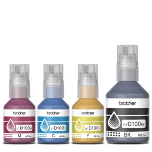 Pack de tintas Brother BTD100 (4 COLORES)